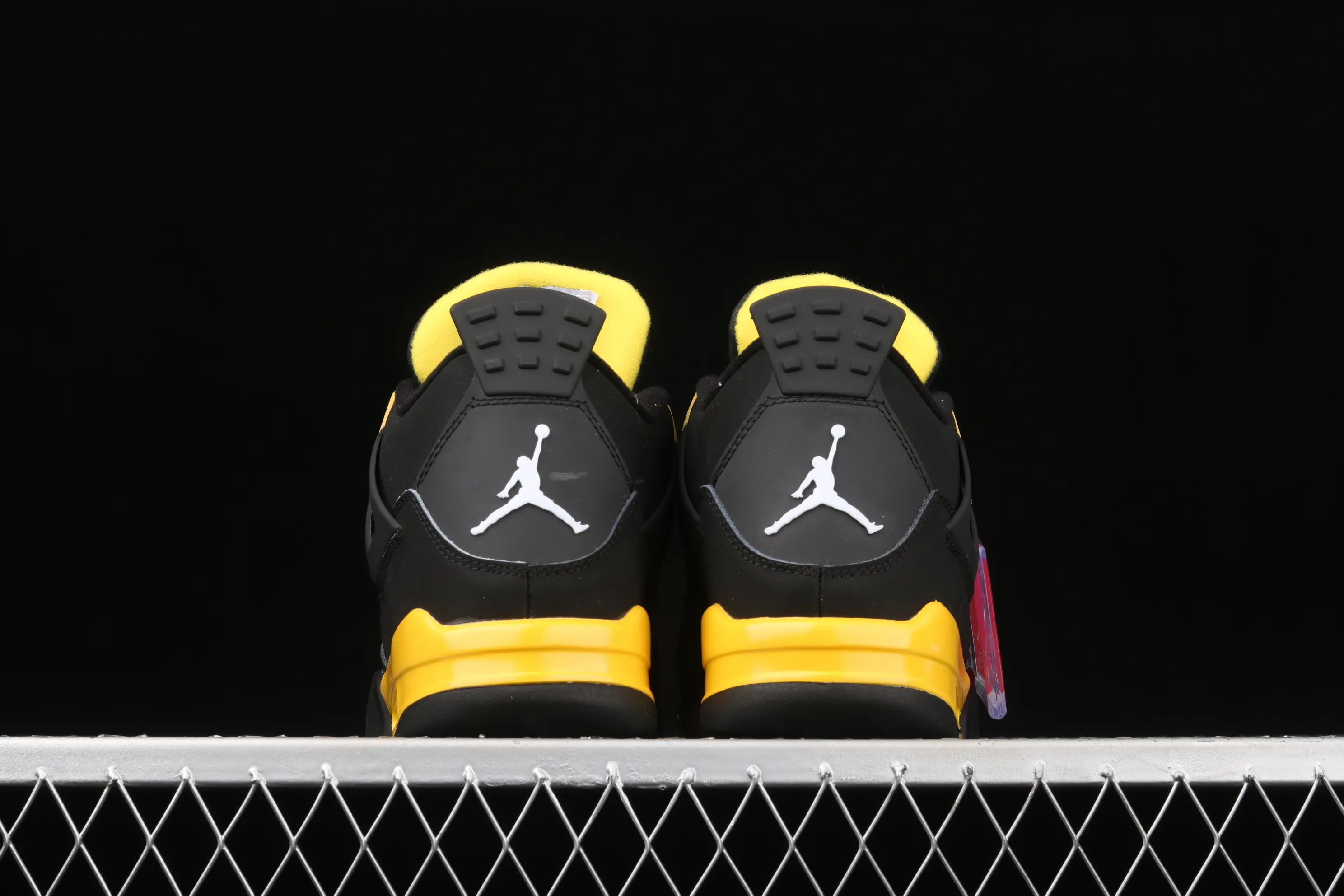 All categories Air Jordan Jordan series basketball shoes Air Jordan 4 G version Air Jordan 4 Retro AJ4 Joe 4 black and yellow 308497-008
